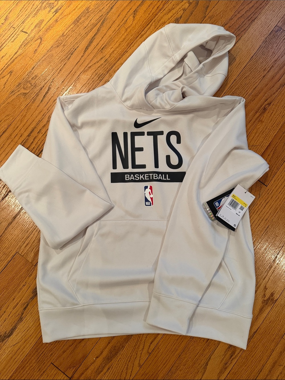 Brooklyn NETS Basketball Hoodie S NWT